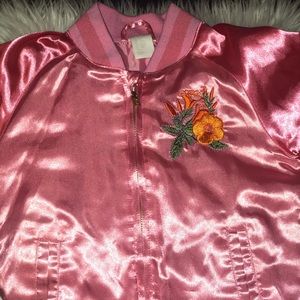 H&M Pink Bomber Jacket